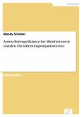 Anreiz-Beitrags-Balance bei Mitarbeitern in sozialen Dienstleistungsorganisationen (eBook, PDF)