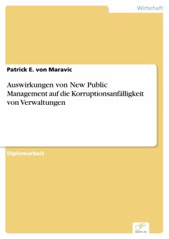 Auswirkungen von New Public Management auf die Korruptionsanfälligkeit von Verwaltungen (eBook, PDF) - Maravic, Patrick E. von