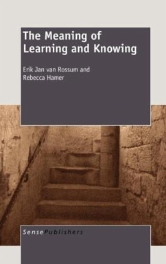 Cover The Meaning of Learning and Knowing