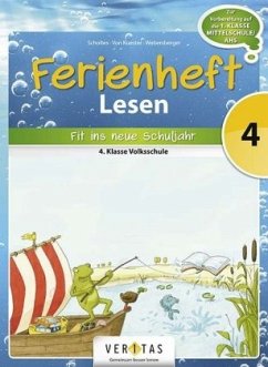 Cover Ferienheft Lesen 4. Klasse Volksschule