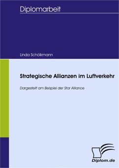 Strategische Allianzen im Luftverkehr (eBook, PDF) - Schölkmann, Linda