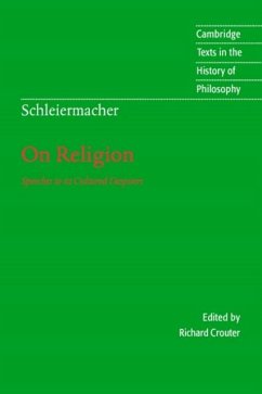 Schleiermacher: On Religion (eBook, PDF) - Schleiermacher, Friedrich