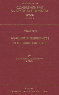 Analysis of Substances in the Gaseous Phase (eBook, ePUB) - Smolkova-Keulemansova, E.; Feltl, L.