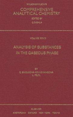 Cover Analysis of Substances in the Gaseous Phase (eBook, ePUB)