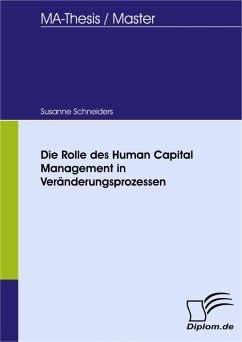 Die Rolle des Human Capital Management in Veränderungsprozessen (eBook, PDF) - Krebs, Susanne M.