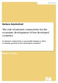 The role of internet connectivity for the economic development of less developed countries (eBook, PDF)