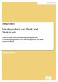 Interdependenz von Musik- und Modetrends (eBook, PDF)