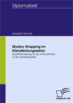 Mystery Shopping im Dienstleistungssektor (eBook, PDF) - Krischke, Sebastian
