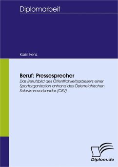 Beruf: Pressesprecher (eBook, PDF) - Fenz, Karin