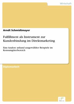 Fulfillment als Instrument zur Kundenbindung im Direktmarketing (eBook, PDF) - Schmidtmayer, Arndt