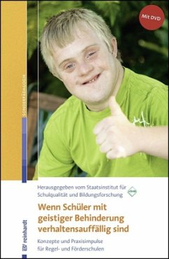 Cover Wenn Schüler mit geistiger Behinderung verhaltensauffällig sind, m. DVD