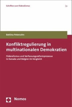 Konfliktregulierung in multinationalen Demokratien - Petersohn, Bettina