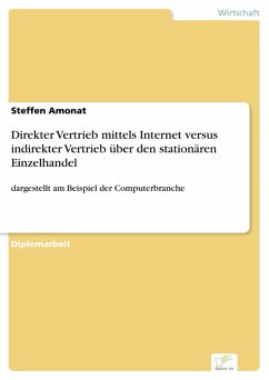 Direkter Vertrieb mittels Internet versus indirekter Vertrieb über den stationären Einzelhandel (eBook, PDF) - Amonat, Steffen
