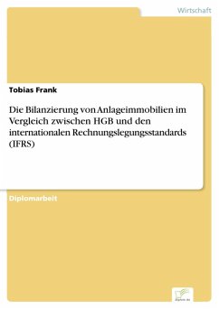 Die Bilanzierung von Anlageimmobilien im Vergleich zwischen HGB und den internationalen Rechnungslegungsstandards (IFRS) (eBook, PDF) - Frank, Tobias