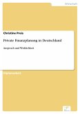 Private Finanzplanung in Deutschland (eBook, PDF)