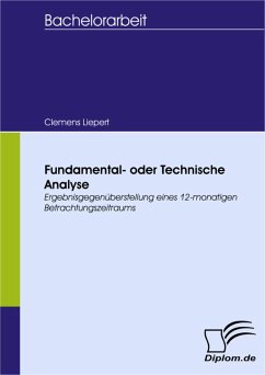 Fundamental- oder Technische Analyse (eBook, PDF) - Liepert, Clemens