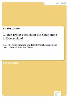 Zu den Erfolgsaussichten des Couponing in Deutschland (eBook, PDF) - Lützler, Ariane