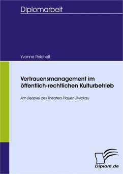 Vertrauensmanagement im öffentlich-rechtlichen Kulturbetrieb (eBook, PDF) - Reichelt, Yvonne