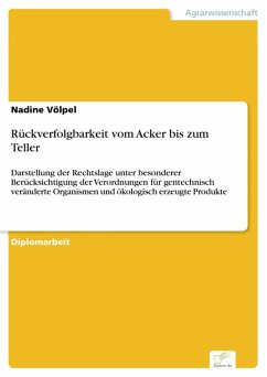Rückverfolgbarkeit vom Acker bis zum Teller (eBook, PDF) - Völpel, Nadine