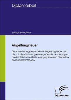 Abgeltungsteuer (eBook, PDF) - Borndörfer, Bastian