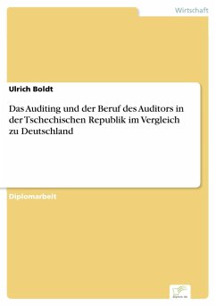 Das Auditing und der Beruf des Auditors in der Tschechischen Republik im Vergleich zu Deutschland (eBook, PDF) - Boldt, Ulrich