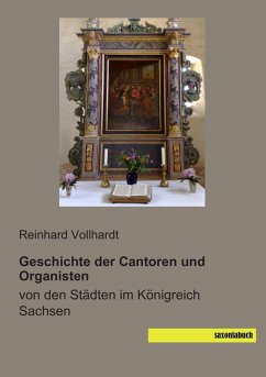 Cover Geschichte der Cantoren und Organisten