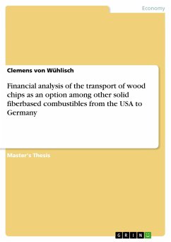 Financial analysis of the transport of wood chips as an option among other solid fiberbased combustibles from the USA to Germany - Wühlisch, Clemens von