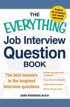 The Everything Job Interview Question Book (eBook, ePUB) - McKay, Dawn Rosenberg
