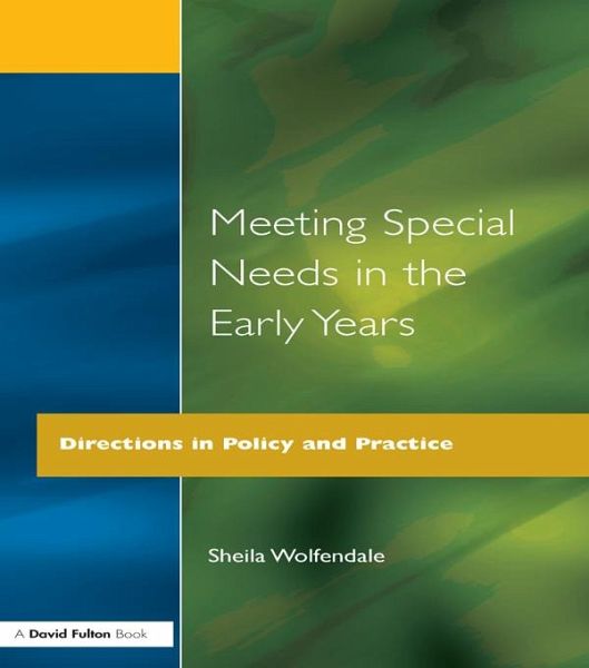 Meeting Special Needs in the Early Years (eBook, PDF) Meeting Special Needs in the Early Years (eBook, PDF)