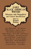 Early Black American Writers (eBook, ePUB)