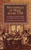 Masterpieces of Music Before 1750 (eBook, ePUB)