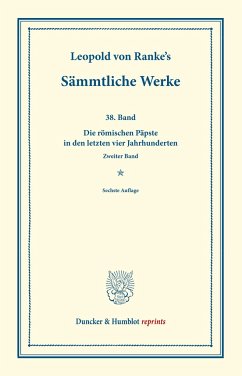 Sämmtliche Werke. - Ranke, Leopold von