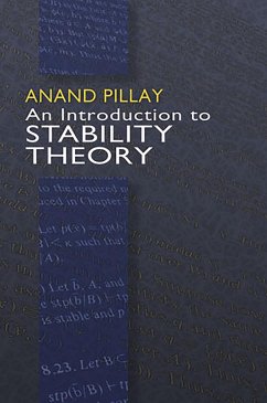 An Introduction to Stability Theory (eBook, ePUB) - Pillay, Anand