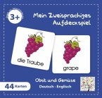 Mein Zweisprachiges Aufdeckspiel, Obst und Gemüse, Englisch (Kinderspiel)