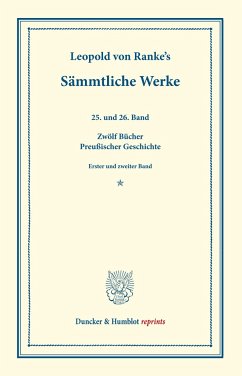 Sämmtliche Werke. - Ranke, Leopold von