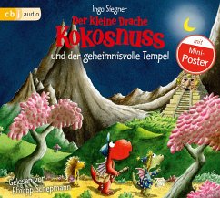 Der kleine Drache Kokosnuss und der geheimnisvolle Tempel / Die Abenteuer des kleinen Drachen Kokosnuss Bd.21 (Audio-CD) - Siegner, Ingo