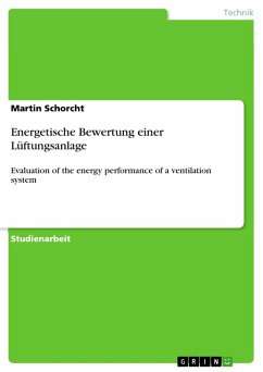 Energetische Bewertung einer Lüftungsanlage (eBook, PDF)