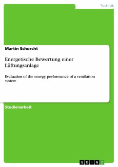 Energetische Bewertung einer Lüftungsanlage (eBook, PDF) - Schorcht, Martin