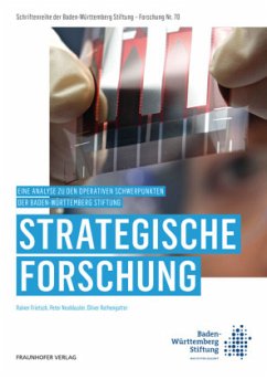Strategische Forschung. - Frietsch, Rainer;Neuhäusler, Peter;Rothengatter, Oliver