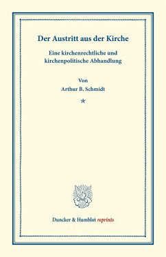 Der Austritt aus der Kirche. - Schmidt, Arthur B.
