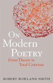 On Modern Poetry (eBook, ePUB)