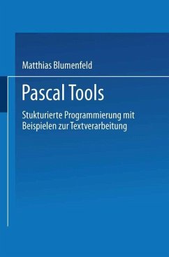 Pascal Tools - Blumenfeld, Matthias; Steinkamp, Antonius