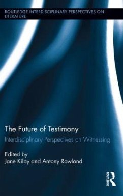 The Future of Testimony