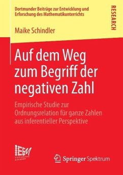 Auf dem Weg zum Begriff der negativen Zahl - Schindler, Maike