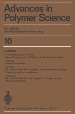 Fortschritte der Hochpolymeren-Forschung - Cantow, H.-J.;Dall'Asta, Gino;Ferry, John D.