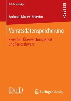 Vorratsdatenspeicherung - Moser-Knierim, Antonie