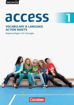 5. Schuljahr, Language and Vocabulary Action Sheets / English G Access - Allgemeine Ausgabe Bd.1