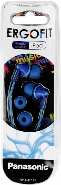 Panasonic RP-HJE 125 E-A In-Ear Kopfhörer blau - Portofrei bei bücher.de  kaufen