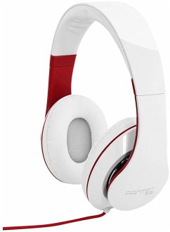 FANTEC SHP-250AJ-WT Stereo On-Ear Kopfhörer weiß/rot