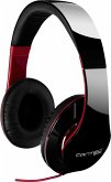 FANTEC SHP-250AJ-BK On-Ear Kopfhörer schwarz/rot FANTEC SHP-250AJ-BK On-Ear Kopfhörer schwarz/rot
